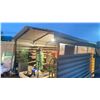 Image 3 : ARROW 12' X 20' METAL SHED CARPORT WITH BOX OF ACCESSORIES & OWNERS MANUAL