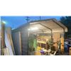 Image 6 : ARROW 12' X 20' METAL SHED CARPORT WITH BOX OF ACCESSORIES & OWNERS MANUAL