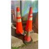 Image 2 : GROUP OF 3 SAFETY TRAFFIC CONES