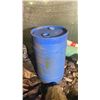 Image 3 : GROUP OF ASSORTED SIZED PVC PIPE & 1 BLUE 100 LITRE BARREL