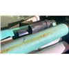 Image 4 : GROUP OF ASSORTED SIZED PVC PIPE & 1 BLUE 100 LITRE BARREL