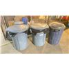 Image 3 : 3 ASSORTED WASTE RECEPTACLES - BRUTE/ RUBBERMAID