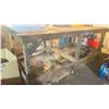 Image 1 : LARGE WOODEN WORK TABLE - APPROX. 8'W X 4'D X 3'H