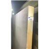 Image 2 : LARGE WOODEN BANANA BOARD 1/4" SKIN WALL PARTITION - APPROX. 8'W X 6'H - 1 X 4 FRAME PANEL