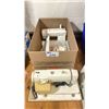 Image 1 : 2 PORTABLE SEWING MACHINES WITH ACCESSORIES