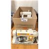 Image 3 : 2 PORTABLE SEWING MACHINES WITH ACCESSORIES
