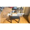 Image 1 : PAIR OF CHROME/ BLACK UPHOLSTERED BAR STOOLS, RUBBERMAID WALL SHELVING UNIT & CONTEMPORARY BLACK