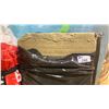 Image 2 : SMALL GROUP OF INSULATION & SMALL PAINTED GREY WOODEN GARDEN TABLE