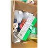 Image 2 : 2 BOXES OF ASSORTED CLEANING SUPPLIES, LUBRICANTS, SOLVENTS, ECT