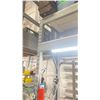 Image 3 : 1 GREY PALLET RACKING SECTION - APPROX. 14'W X 2.5'D X 10'H ( 2 UPRIGHTS, 4 SIDE RAILS WITH PLYWOOD