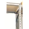 Image 3 : GREY PALLET RACKING SECTION - APPROX. 8'W X 4'D ( 2 UPRIGHTS & 4 SIDE RAILS WITH 4' X 8' PLYWOOD )