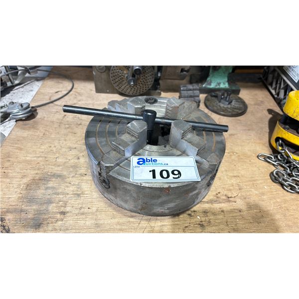 4 JAW 10" CHUCK WITH KEY