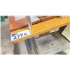 Image 4 : PAIR FOLDING SAWHORSES WITH WOOD TABLE TOP & ALUMINIUM FRAMED WOOD TOP WORK TABLE