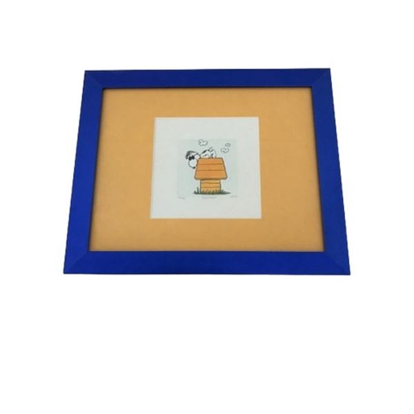 Snoopy on Dog House Limited Edition Etching
