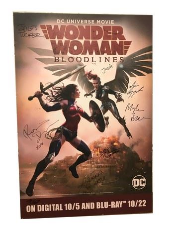 Wonder Woman Bloodlines Signed Poster wonder-woman-bloodlines-signed-poster