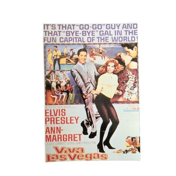 Colonel-Signed Postcard: Viva Las Vegas