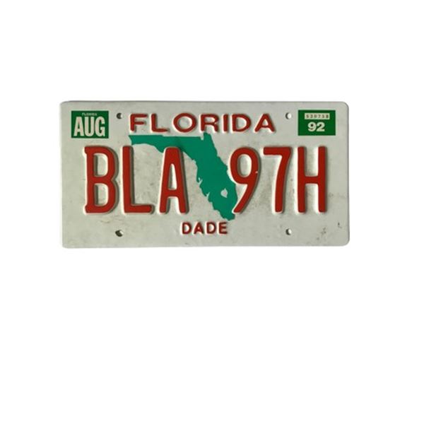 Diggstown Gabe's (James Woods) License Plate Movie Props