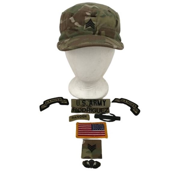 The Dog Rodriguez (Rene Rivera) Hat & Patches Movie Props