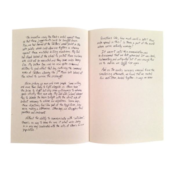 The Last War Book Writing Movie Props