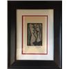 Jeremy Gentilli "Two Figures"Etching 78/120 framed
