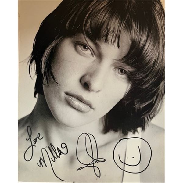Milla Jovovich Signed Photo