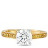 Image 4 : Graff 18K Yellow Gold 1.27 ct Yellow and White Diamond Ring