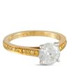Image 5 : Graff 18K Yellow Gold 1.27 ct Yellow and White Diamond Ring