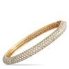 Image 1 : Cartier 18K Yellow Gold 13.11ctw Diamond Pave Bracelet