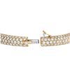 Image 3 : Cartier 18K Yellow Gold 13.11ctw Diamond Pave Bracelet