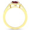 Image 4 : 14KT Yellow Gold 2.3ctw Ruby and Diamond Ring