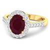 Image 2 : 14KT Yellow Gold 2.3ctw Ruby and Diamond Ring
