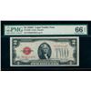 Image 1 : 1928G $2 Legal Tender Note PMG 66EPQ