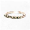 Image 4 : 14KT Yellow Gold 0.16ctw Green Diamond Ring
