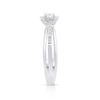 Image 4 : 14KT White Gold 0.40ctw Diamond Ring