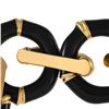 Image 3 : Gucci 18K Yellow Gold Enameled Bamboo Pattern Chain Bracelet