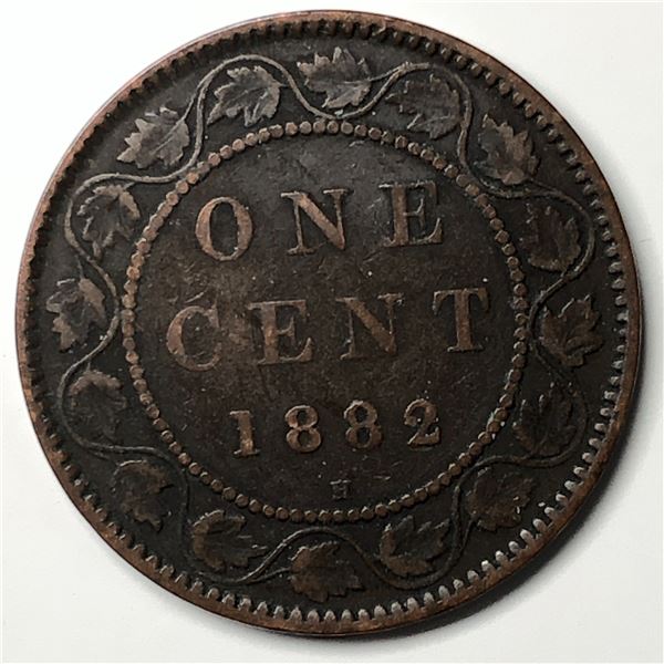 Canadian Large Cent 1882 VF