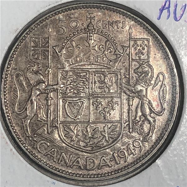 1949 King George VI 50 Cents
