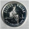 Image 1 : 1975 Queen Elizabeth II Canadian Silver Dollar UNC