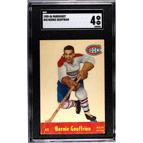 1955-56 Parkhurst #43 Boom Boom Geoffrion (SGC 4)