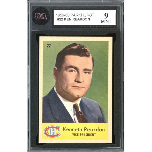 1959-60 Parkhurst #22 Ken Reardon (KSA 9)