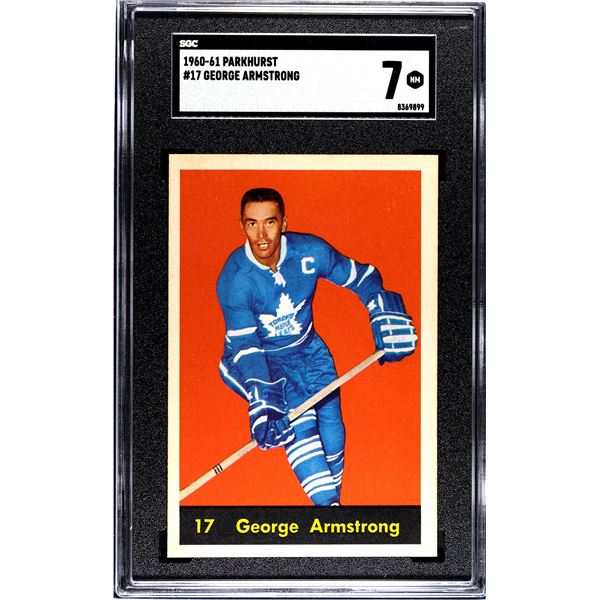 1960-61 Parkhurst #17 George Armstrong (SGC 7)