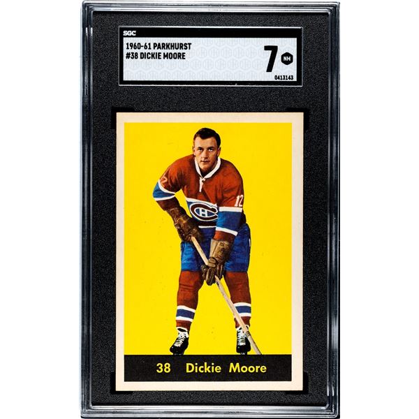 1960-61 Parkhurst #38 Dickie Moore (SGC 7)