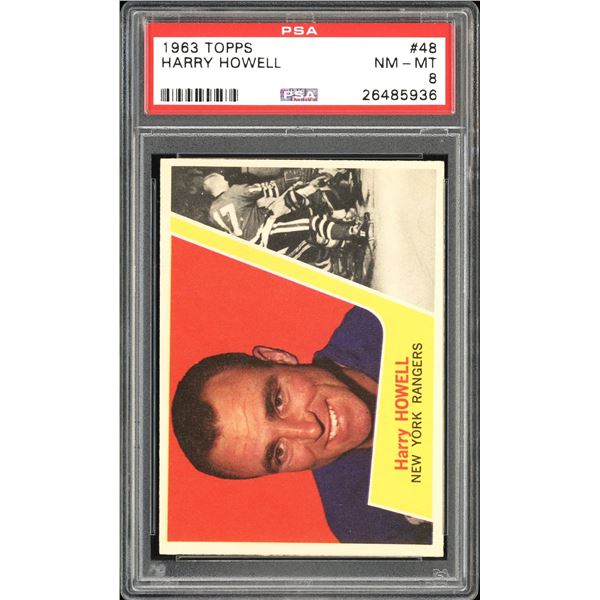 1963-64 Topps #48 Harry Howell (PSA 8)