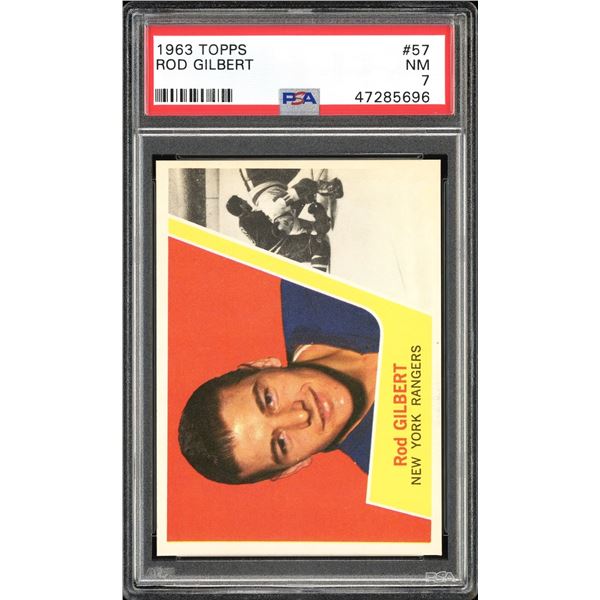 1963-64 Topps #57 Rod Gilbert (PSA 7)