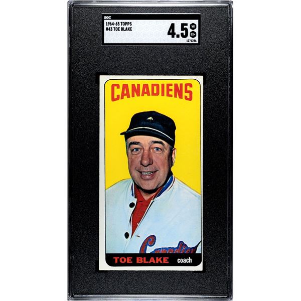 1964-65 Topps #43 Toe Blake (SGC 4.5)