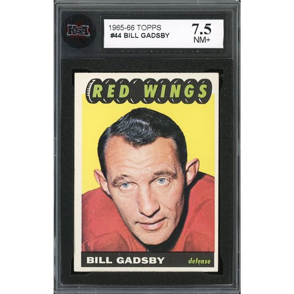 1965-66 Topps #44 Bill Gadsby (KSA 7.5)