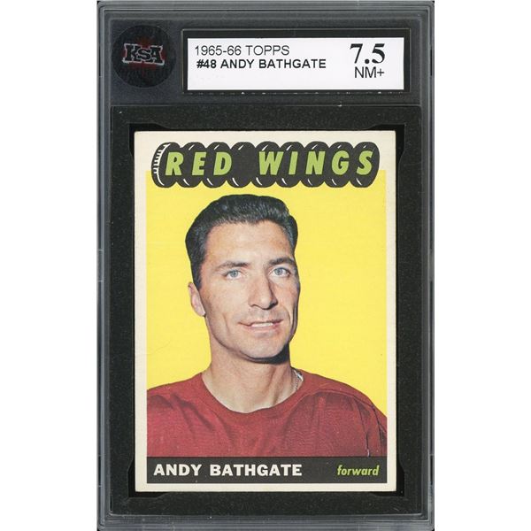 1965-66 Topps #48 Andy Bathgate (KSA 7.5)