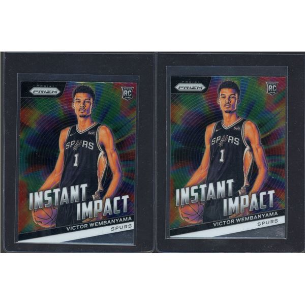 2024 Panini Prizm Victor Wembanyama Instant Impact x2