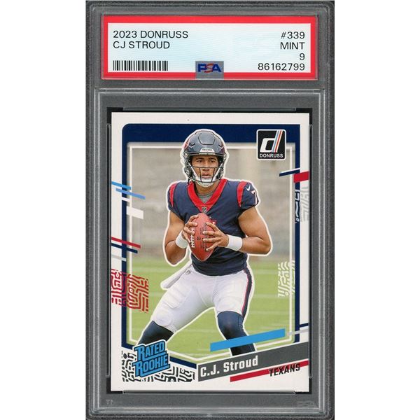 2023 Donruss Rated Rookie CJ Stroud - PSA 9