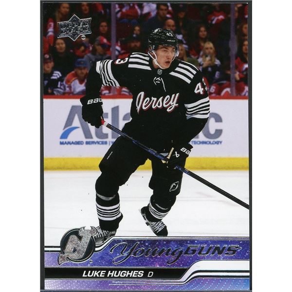 2023 Upper Deck Young Guns Luke Hughes - NM
